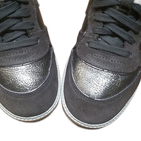 MICHAEL KORS NIKKO HIGH TOP WEDGE SNEAKERS Brown Suede Hidden Wedge Women's 7.5 - Picture 8 of 13